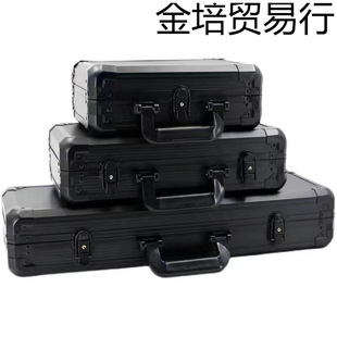 Aluminum Alloy Poker Thickened Reinforced Storage Box Entertainment 500 Dice Leisure Wholesale K Chip Code Black Manufacturer