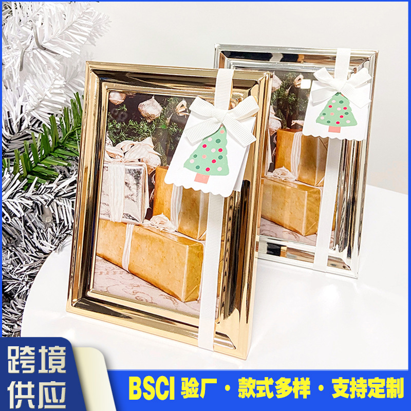 Cross-border selling Amazon Christmas supplies couple commemorative metal photo frame home decoration gift manufacturers wholesale Cross-border selling Amazon Christmas supplies couple commemorative metal photo frame home decoration gift manufacturers wholesale