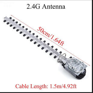 2.4g 25Dbi 16-Unit Wireless Routing Network Card Ap Bridge Directional Eight-Wood Antenna Outdoor Antenna
