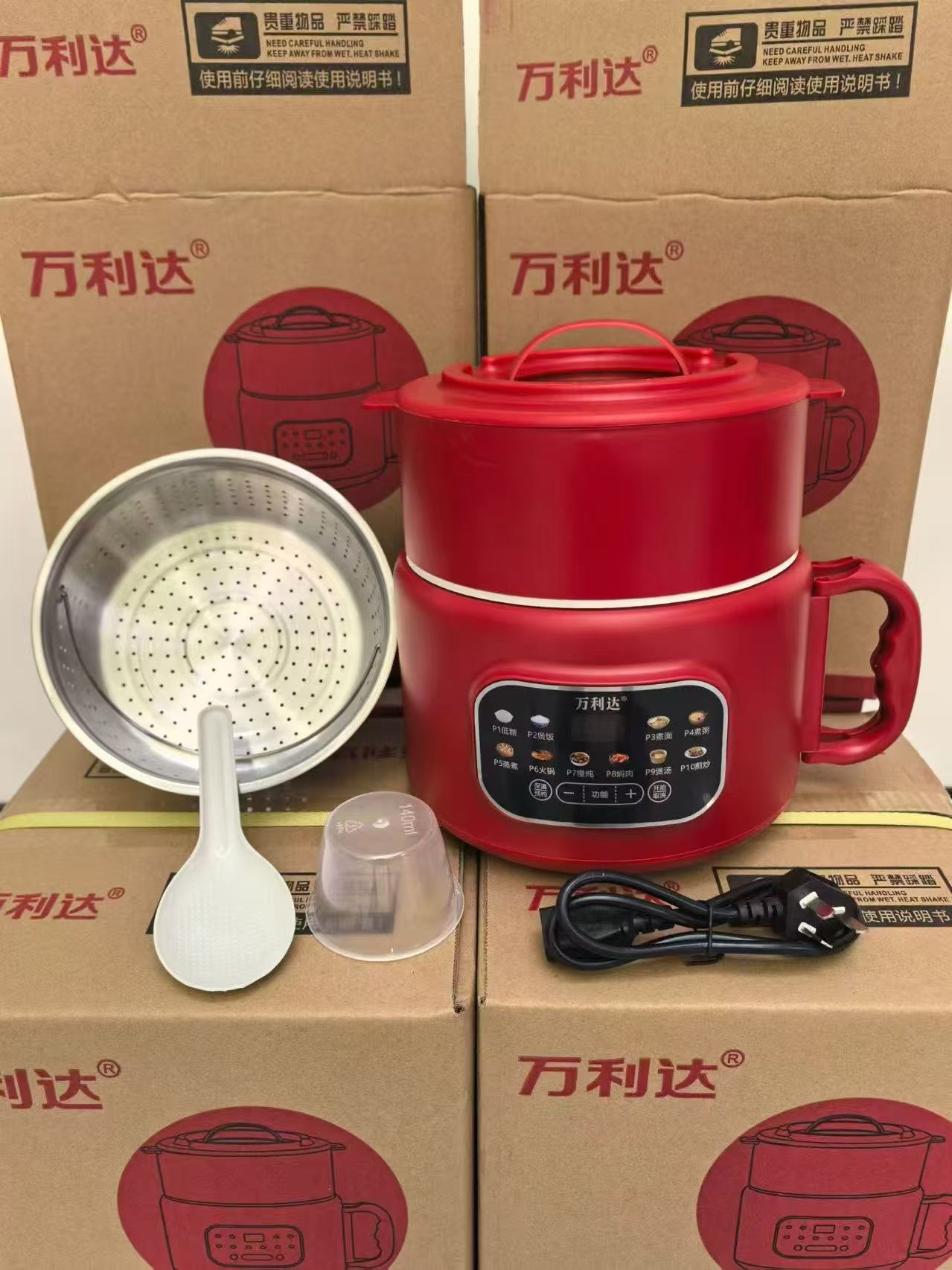 Wanli*da 3L 다기능 밥솥(공장 기본 가격은 대량 도매에 대해 협상 가능, 우수한 가격, 공장 기본 가격을 얻으려면 문의하십시오. 전체 기계 주문에 대해서는 문의하십시오)