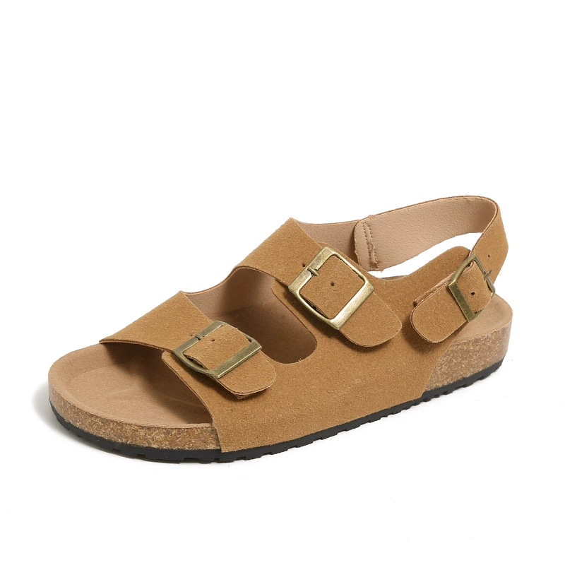 Sandals for leisure, comfortable summer slippers platform, universal beach footwear, (Cross-border trading), plus size