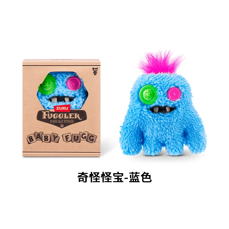 Мягкая игрушка (Fuggler) милый уродливый младенец-монстр, ок. 10 см, разные стили и цвета
