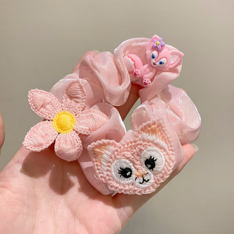 Leche azul (hermosa princesa) popularidad en línea coreana lindos ling nabel anillo de pelo intestino grande