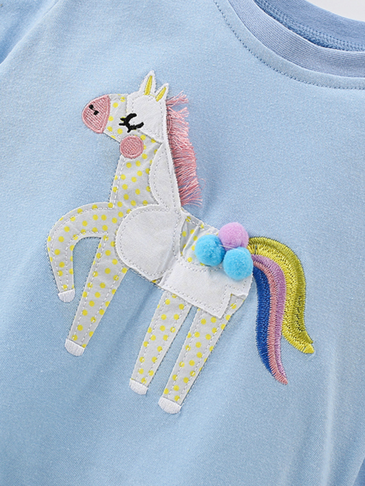 Camiseta de niña malwee transfronteriza otoño e invierno nueva camisa de manga larga para niños europeos y americanos