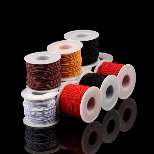 Manufacturer direct sale 0.8mm-1.5mm spool elastic cord for beading bracelets, crafts & DIY core string elastic thread