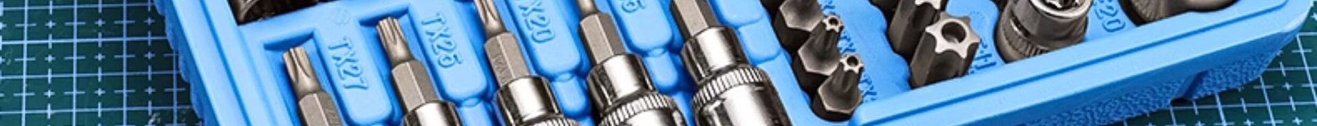 Cross-border 34-piece E-type torx bit socket set T10-T60 hexagonal tool set auto repair tools