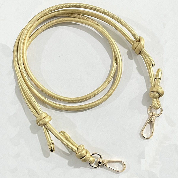 Gold (knotted spaghetti straps)
