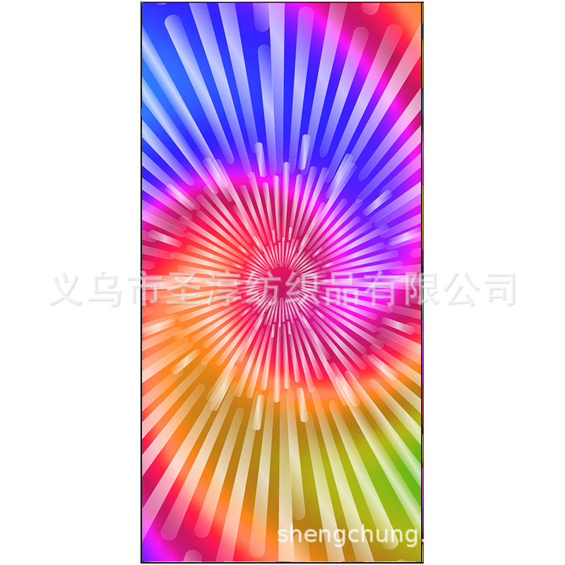 Toalla de baño de secado rápido de verano de una sola cara de impresión Toalla de playa para adultos microfibra cómoda arena antiadherente Toalla de baño grande