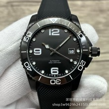 ZF厂康卡斯律雅博雅全自动机械男士潜水夜光陶瓷圈手表腕表43MM