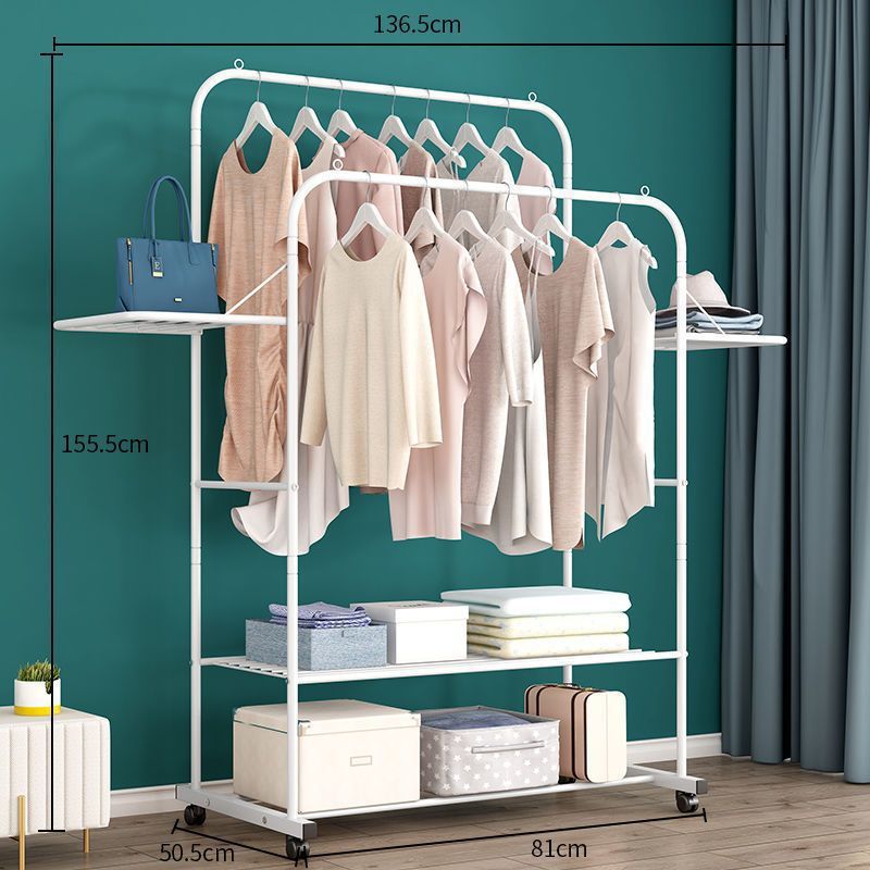 [이동식 이중수납층] 길이 81 화이트