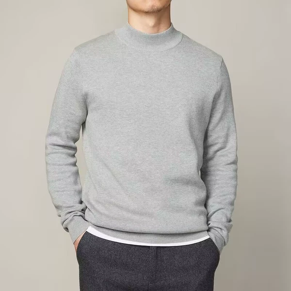 9919 knit sweater-light gray