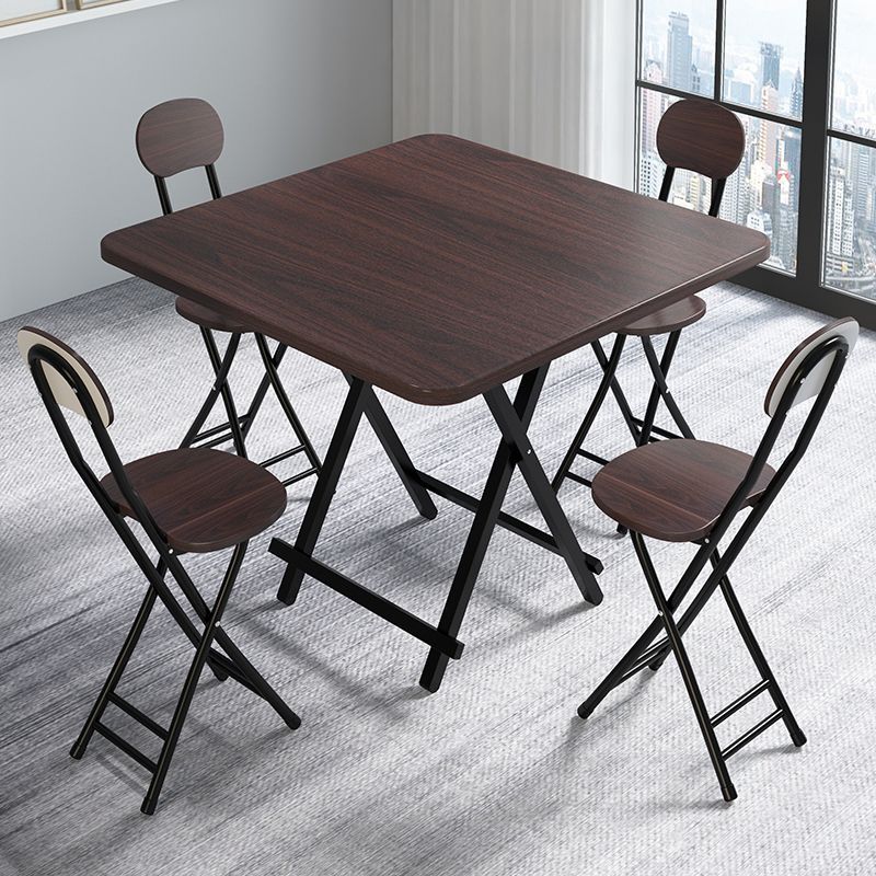 Mesa de comedor retráctil de casa de alquiler pequeña simple y portátil mesa de negociación doméstica multifuncional económica mesa plegable image 43
