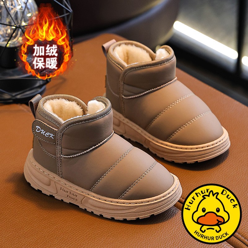 Botas de nieve para niños 2025 invierno nuevas botas de niñas con calentamiento de lana zapatos de algodón para niños zapatos de algodón para estudiantes primarios invierno image 10