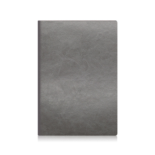 Minimalist student leather surface business office memo notebook meeting record book custom logo printing