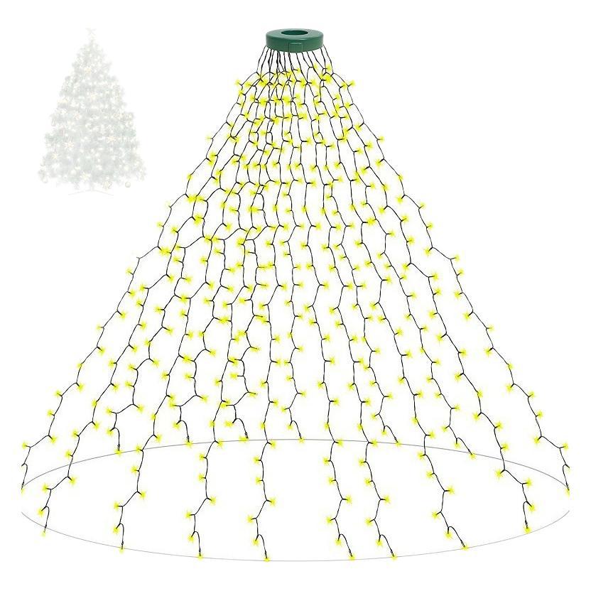 Explosiones transfronterizas LED árbol de Navidad decoración techo string jardín patio árbol de Navidad al aire libre atmósfera led string