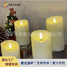 跨境婚礼蜡烛灯生日婚庆仪式感教堂情人节氛围布置石蜡电子蜡烛灯