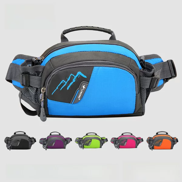 Popular Sports and Leisure Lightweight Crossbody Bag for Men and Women, Water Bottle, Water-Repellent Travel Waist Bag, Fashionable Outdoor Bag