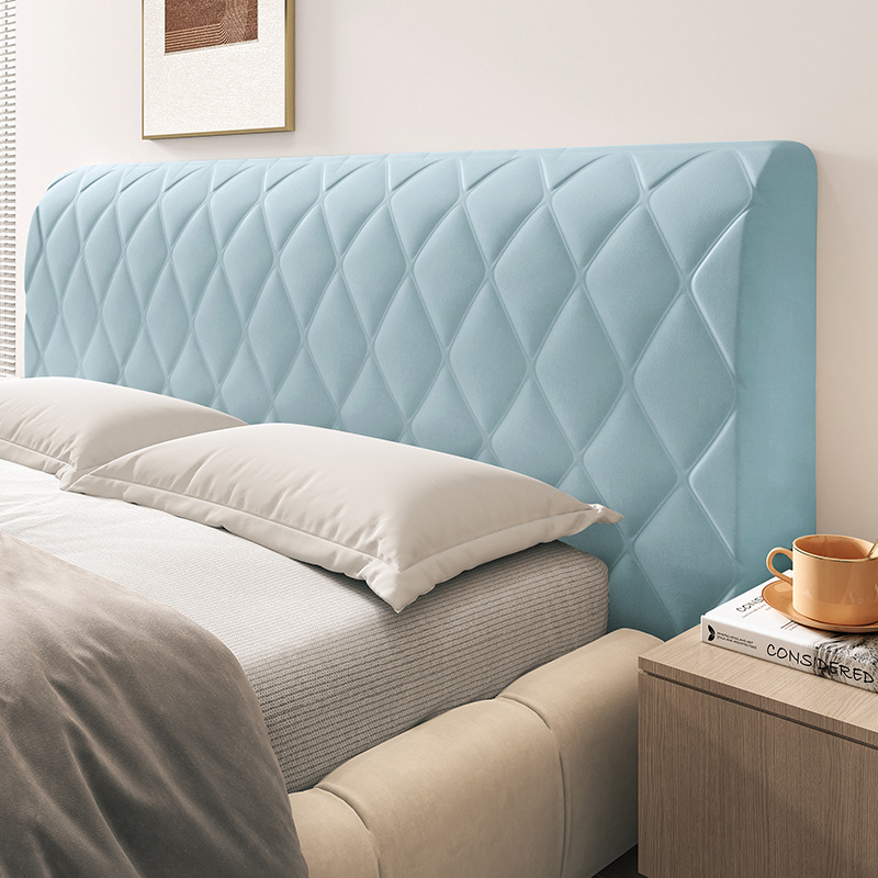Funda acolchada gruesa de alta gama para cabecero de cama, funda protectora universal antipolvo de cobertura completa y suave para cama de madera, nuevo modelo 2024.