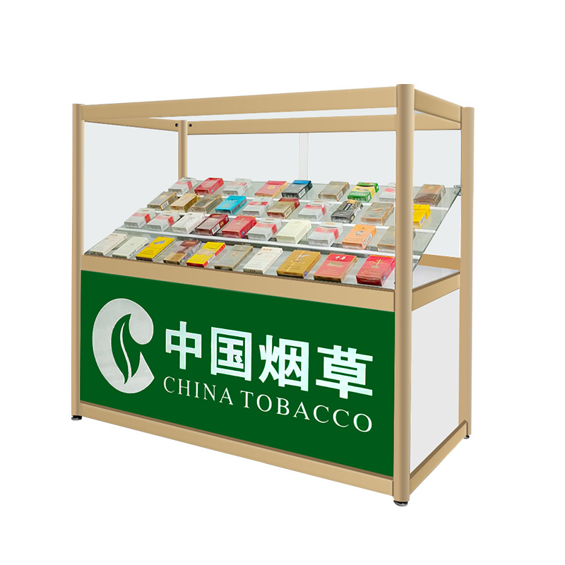 小型烟草香烟柜台烟柜台烟柜玻璃展示柜便利店超市专卖展架多功能