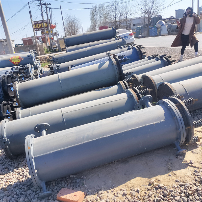 收购二手石墨冷凝器  化工真空冷却设备 二手工业冷凝器