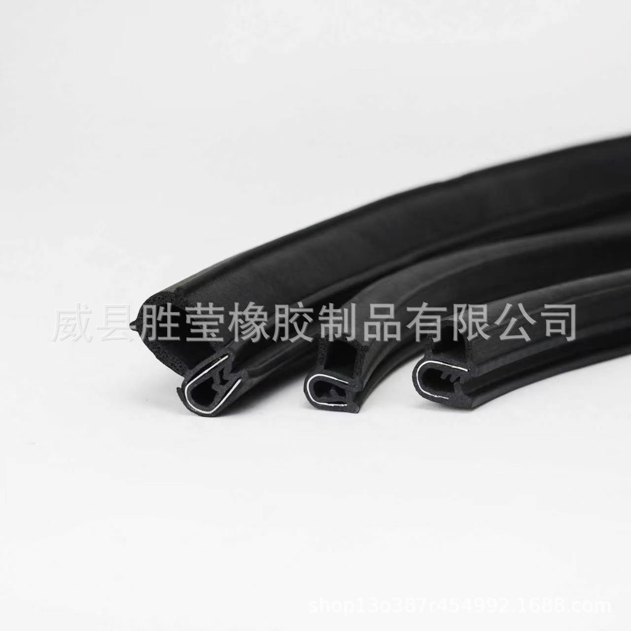 Customized EPDM rubber sealing strip for cars, composite side foam car door, electrical box, cabinet, cassette-type sealant