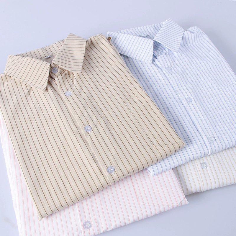 Рубашка в полоску с галстуком в студенческом стиле, Женская Осень 2023, новый стиль, маленький дизайн, нишевый ленивый Топ с длинным рукавом