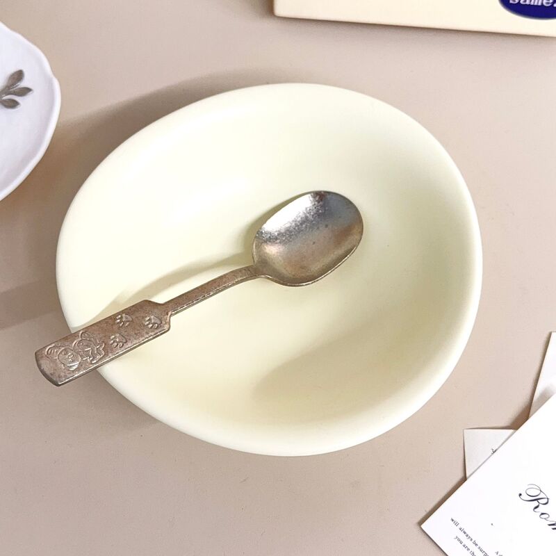 Ice-flower pure titanium koala embossed small spoon, children's dining spoon with embossed handle, high-value home tableware Ice-flower pure titanium koala embossed small spoon, children's dining spoon with embossed handle, high-value home tableware