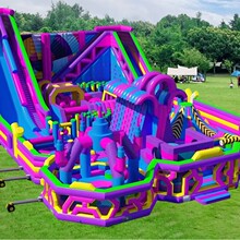 定制跳床滑梯淘气堡大型充气城堡室外广场摆摊商场中庭儿童蹦蹦床