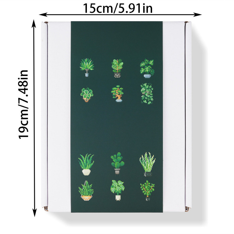 Nuevo mini decoración doméstica de diamante colorido sin marco DIY pegatinas de ladrillo de diamante redondo pegatinas de pintura