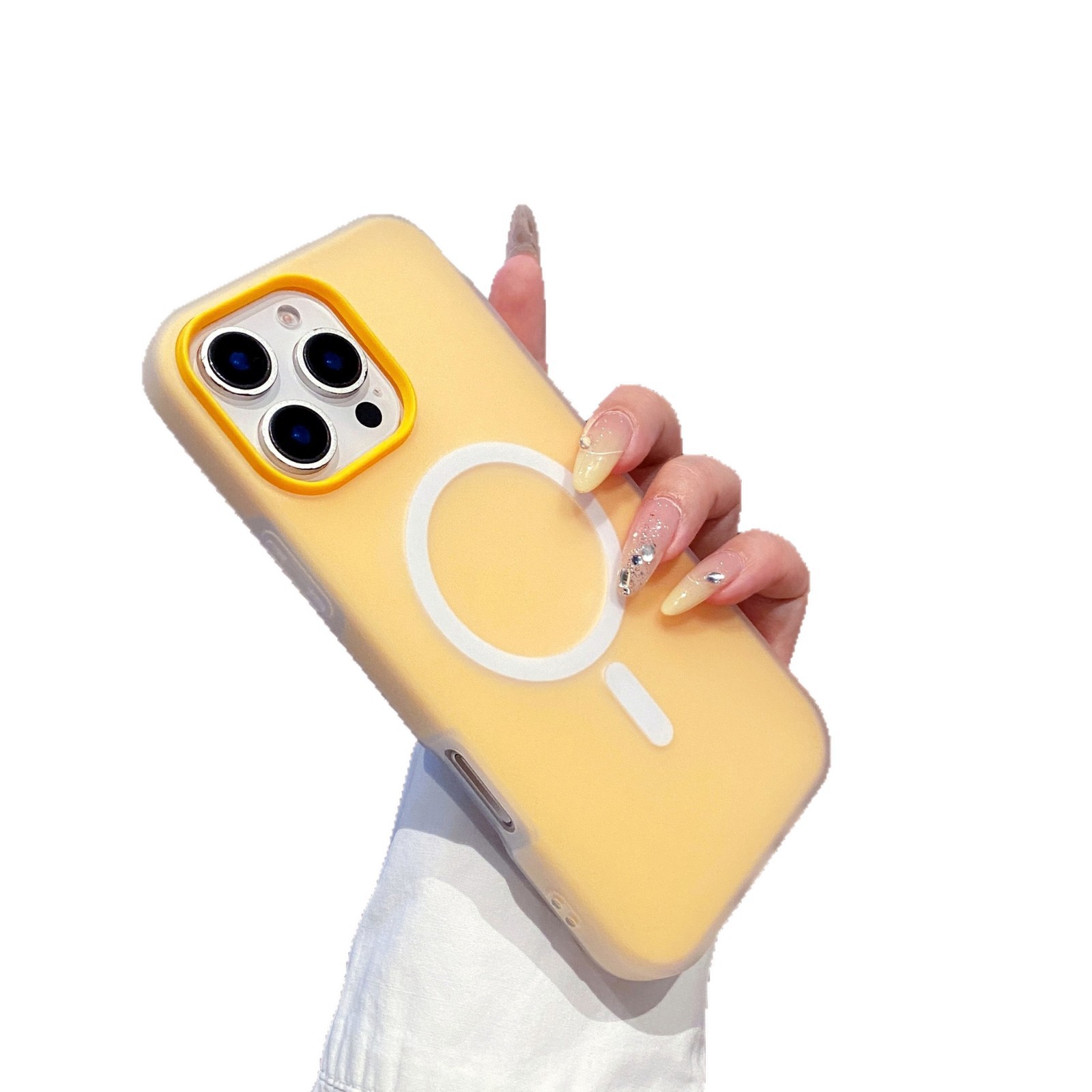 2 - en - 1 absorción de gel para Apple 15ProMax caso de teléfono móvil creativo minimalista 16ProMax anti-caída