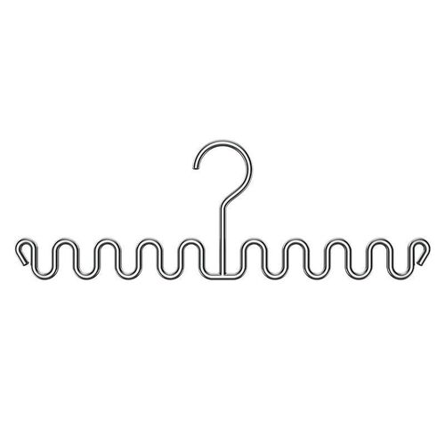 Stainless steel underwear suspender tie storage rack wave hanger dormitory student wardrobe multi-layer household drying artifact