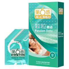 Sixth Sense Condoms: Ice & Fire Beads, Ribbed Design, Ultra-Thin & Ultra-Smooth—Pack of 2/3, Adult-Use Products Wholesale