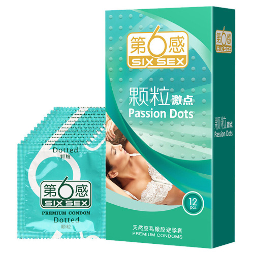 Sixth Sense Condoms: Ice & Fire Beads, Ribbed Design, Ultra-Thin & Ultra-Smooth—Pack of 2/3, Adult-Use Products Wholesale