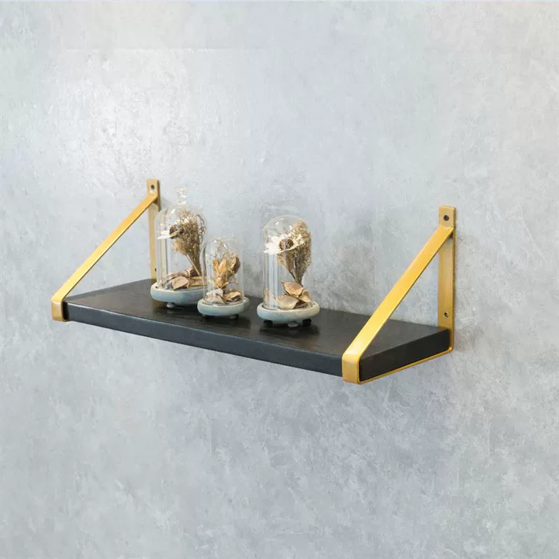 Золотой новый слоистый лист угловой утюг стены перегородка кроншт. креативный штатив полка для крепления опоры.