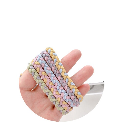 Hair rope bracelet dual-purpose gift for boyfriend Korean version cute hand-woven hair rope simple hair tie rubber band factory direct sale