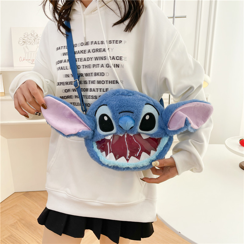 Ba lô búp bê sang trọng phổ biến Stitch ins dễ thương túi búp bê ngộ nghĩnh quà tặng ngày lễ túi dự tiệc