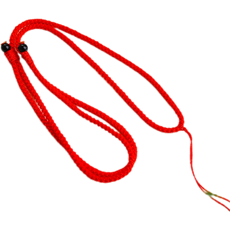 Cuerdas de piña gruesas y finas cuerdas de collar ajustables cuerdas de collar de jade de cápel tipo colgante de cristal