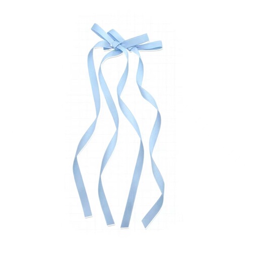 Butterfly clip hair accessory for women, side bangs clip, double ponytail, braided hair ribbon ballet ribbon duckbill clip hair decoration hairpin