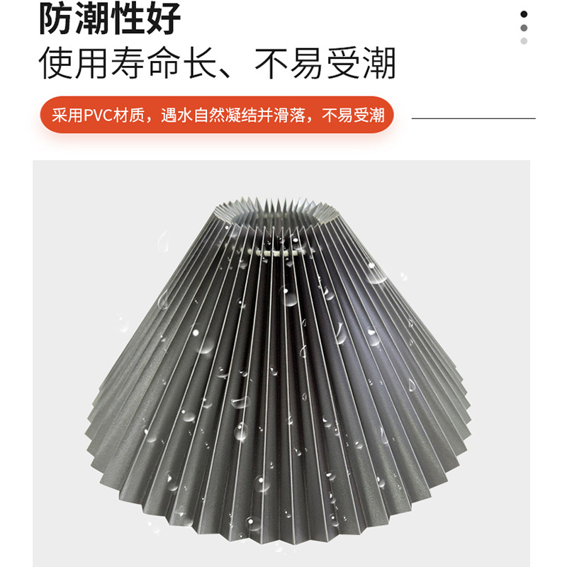 クロスボーダー百タック台ランプカバーカバー客間フロアランプPVCランプカバーinsネット赤折り畳み可能e 27布芸ランプカバー|undefined