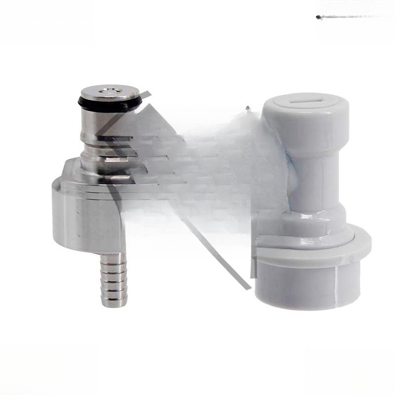 精酿 可乐瓶碳化帽接头+倒刺气液接头 进气出酒ball lock接头