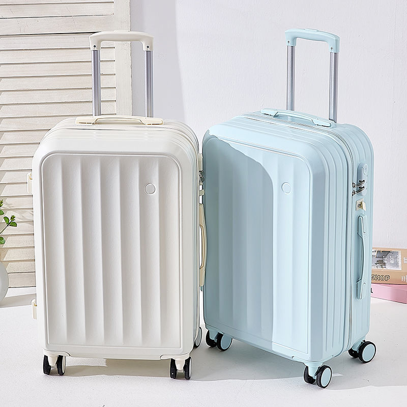 Luggage Suitcase with Universal Wheels, Men's and Women's Password-Protected Suitcase, Student Travel Suitcase, Leather Suitcase, Large Capacity Carry-On Suitcase