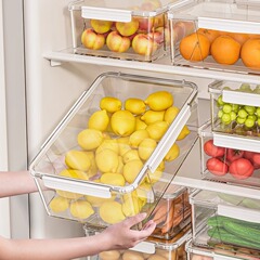 鮮度保持ボックス冷凍食品大容量整理ボックス冷蔵庫収納ボックス食品グレードのフルーツ餃子野菜密封ボックス