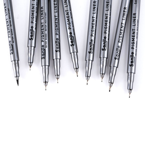 Special waterproof syringe pen for art, hand-painted syringe pen, hook stroke sketch pen, student hand-painted hook pen