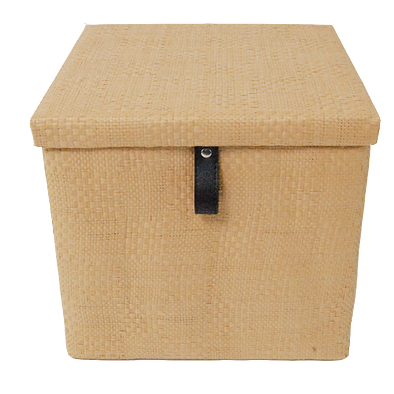 纸布收纳箱带盖衣柜箱式收纳盒带盖衣物收纳箱衣服储物整理箱家用