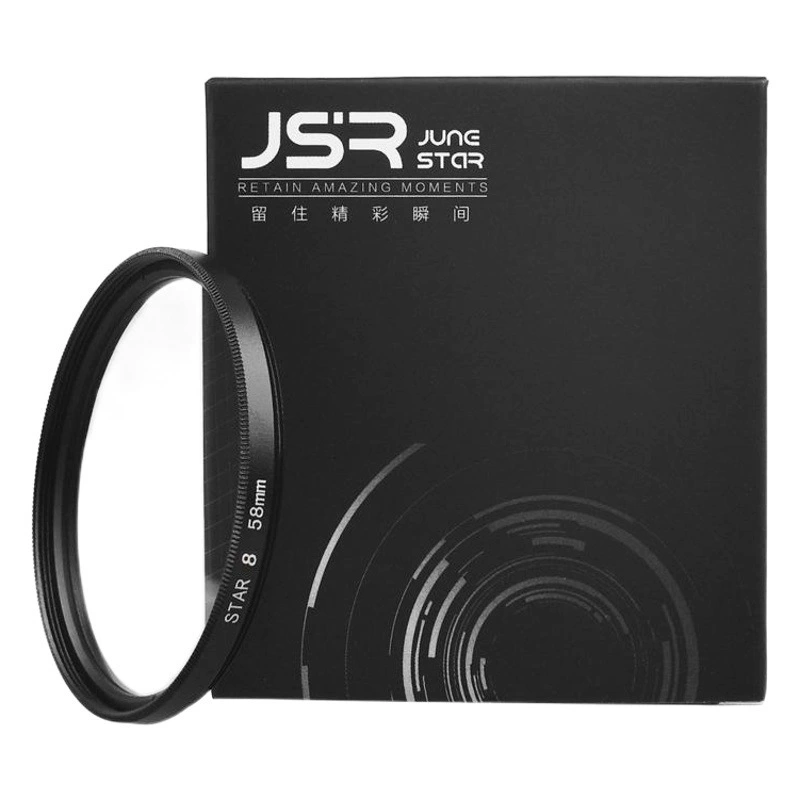 Камера Фотография Ночная сцена Восьмериковое зеркало Starlight 37 ~ 82 мм 4 6 8 линий Десять-счетчик воды Зеркало Starlight Mirror