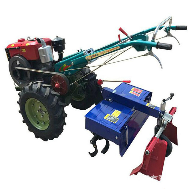Arado rotativo agrícola Shuangqi, tractor caminante de 18 HP, exportación de comercio exterior para arrozales y campos
