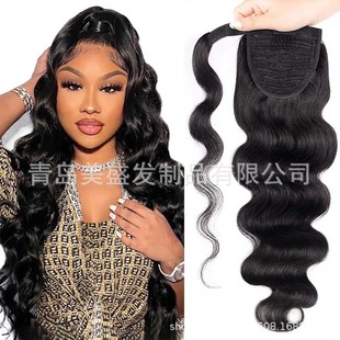 ���˰l��Ȼ��ɫ�^�lħ�g�N�RβPONYTAIL���l���˰l�zBody Wave