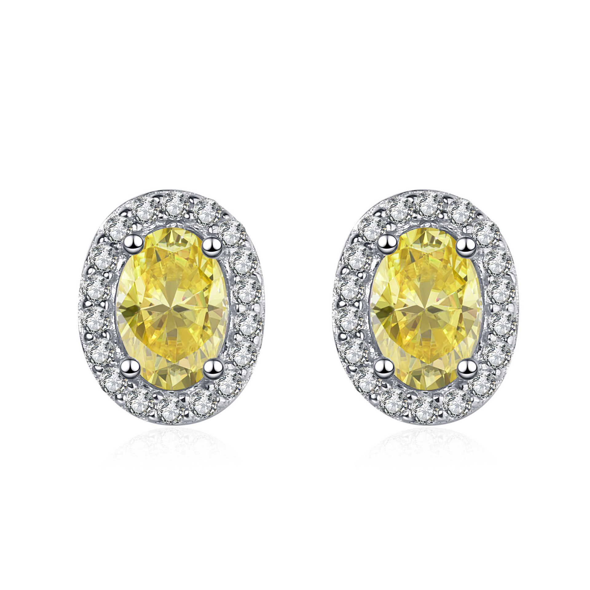 925 plata de diamante dorado color mozanita pernos de piedra oval 1 quilate azul verde pernos de piedra mozanita