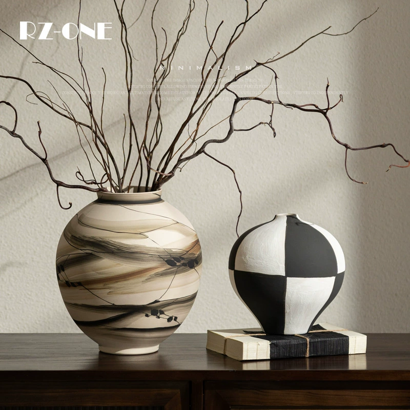 Candiser Тринадцать продвинутых дизайнеров керамические художественные вазы для столешницы спальни украшения