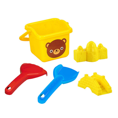 Children's Sand Bucket Play Sand Digging Tools Outdoor Cart Plastic Spade Senna Sand Pit Toy Set Wholesale